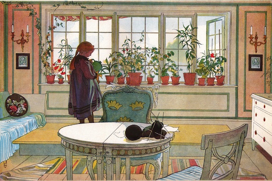 Flowers on the windowsill - Carl_Larsson_1894 - width 500