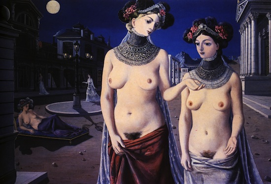 Les promeuses - Paul Delvaux - width 500